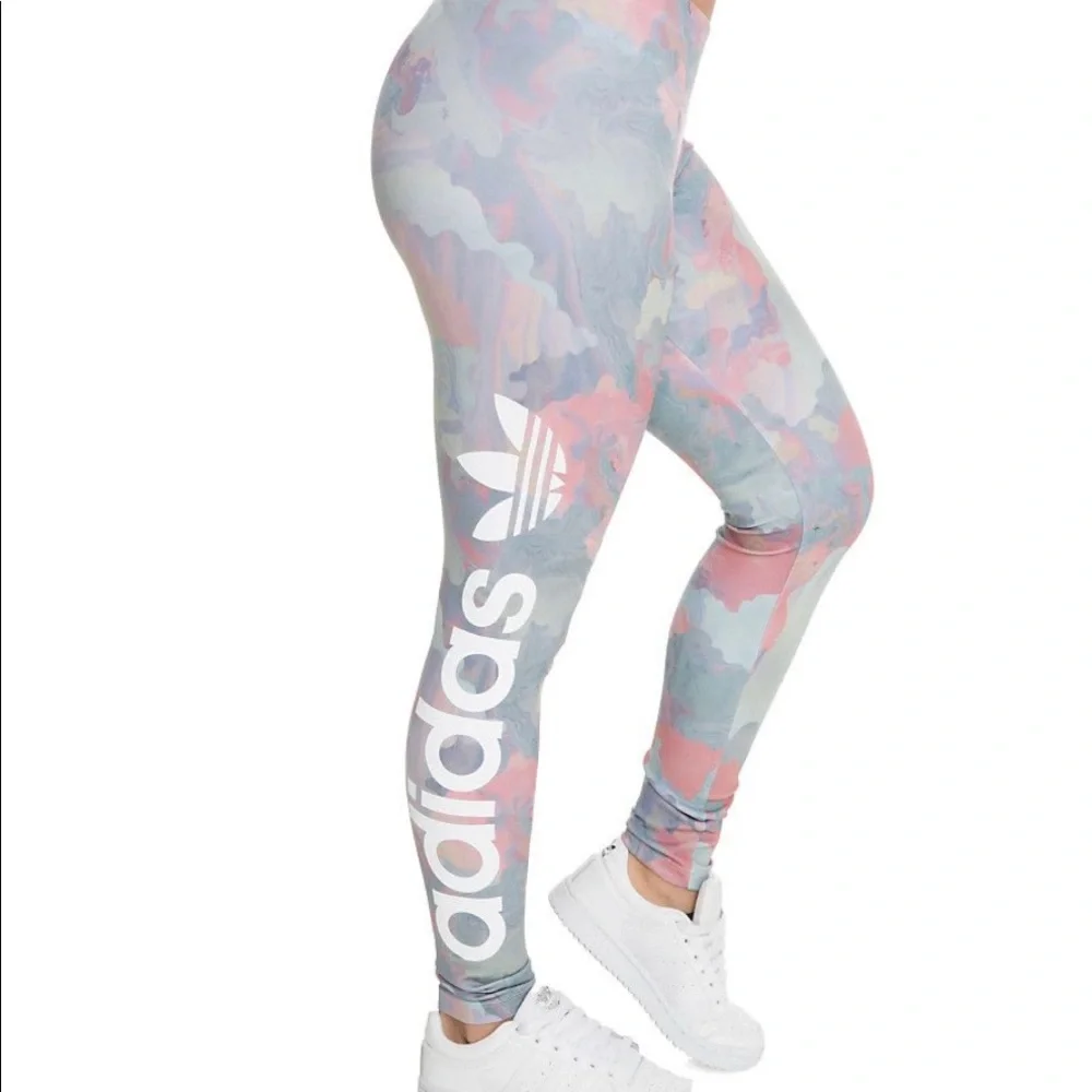 adidas pastel camo leggings - Picture 2 of 2
